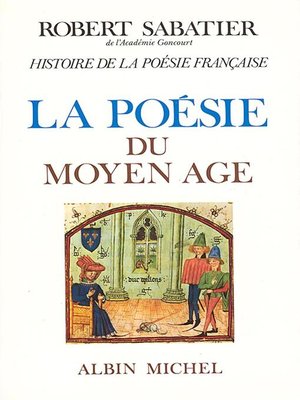 cover image of Histoire de la poésie française, volume 1--Poésie du Moyen-Age